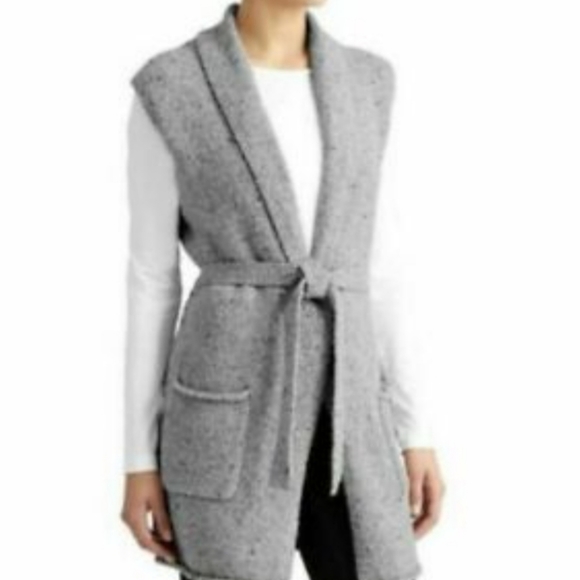 Athleta Sweaters | Athleta Passage Sweater Vest Cardigan | Color: Gray | Size: XL | Lynn6008's Closet